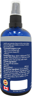 B12 Sublingual Spray 1000 mcg · Natural Berry Flavour · 100 mL