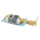 The heel-to-toe foot brush