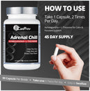 Adrenal Chill (men) Ashwagandha + L-Theanine · 90 Capsules