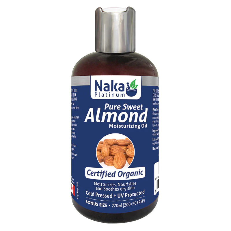 Organic Almond Moisturizing Oil · 270 mL
