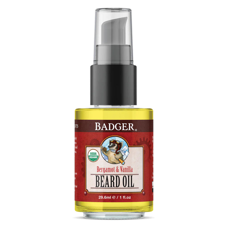 Organic Beard Oil Bergamot & Vanilla · 29.6 mL