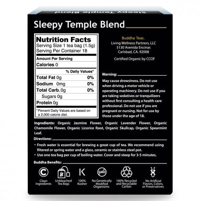 Sleepy Temple Blend · 18 Tea Bags