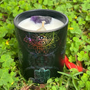 Hamsa Crystal Candle · 7.1 oz.