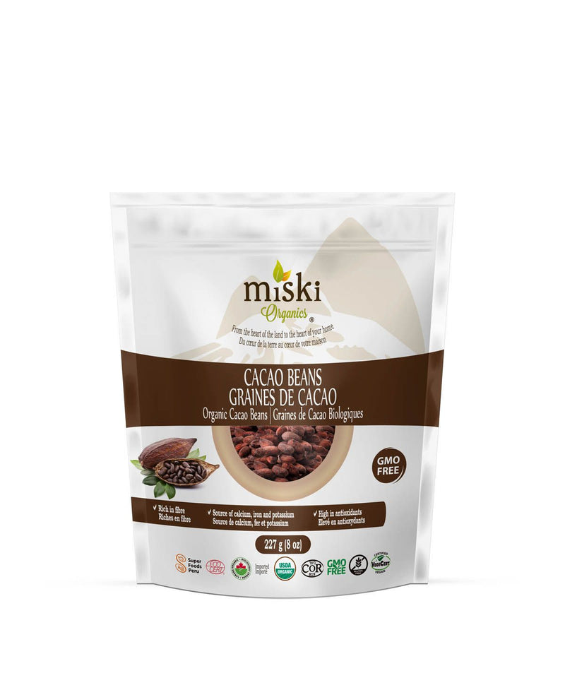 Organic Cacao Beans · 227 g