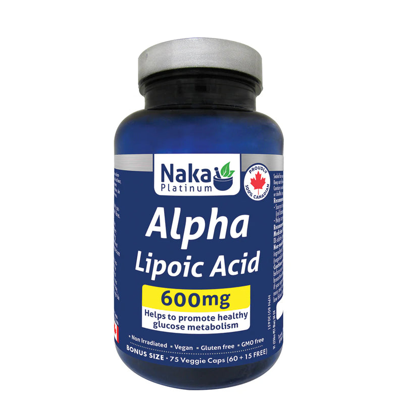 Alpha Lipoic Acid 600 mg · 75 Capsules