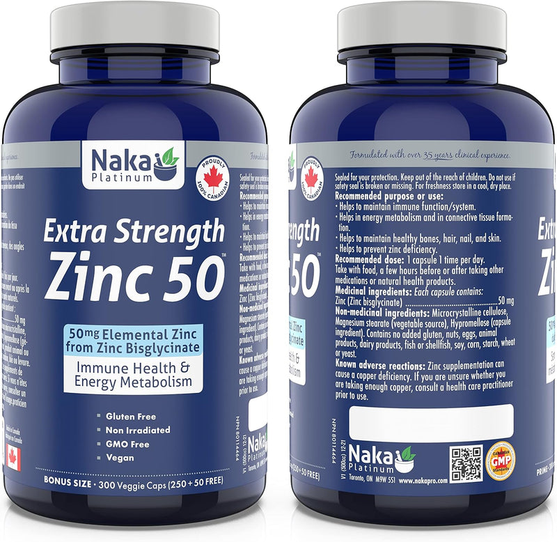 Extra Strength Zinc Bisglycinate 50 · 150 Capsules