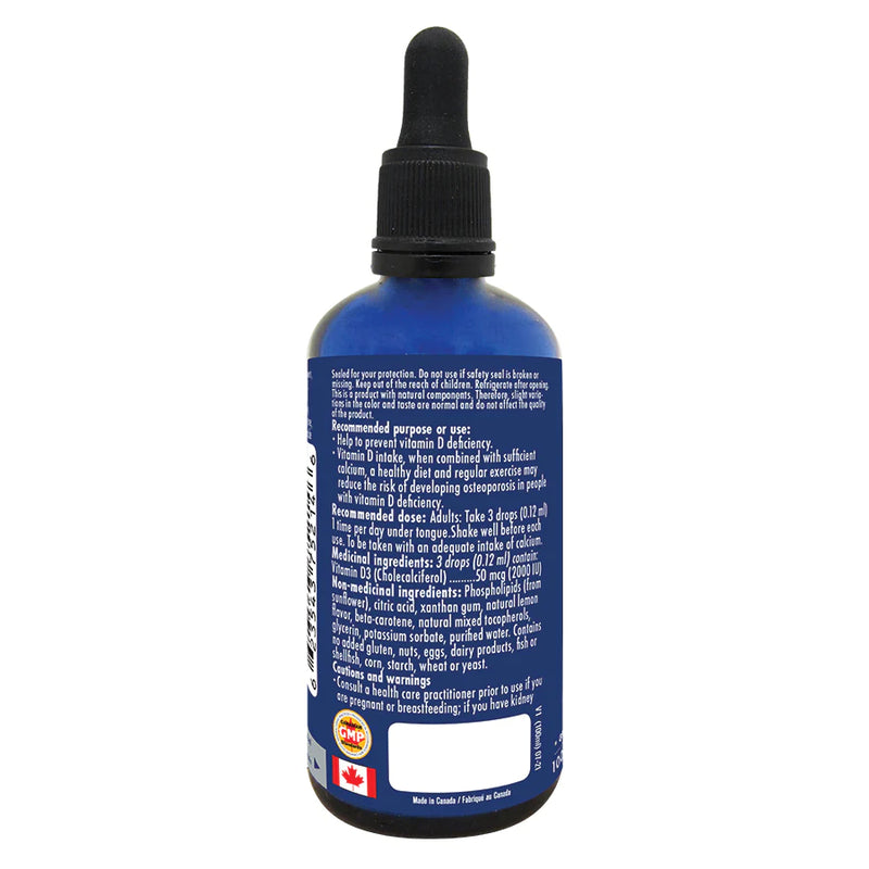 Liposomal D3 2000 IU Drops · 100 mL