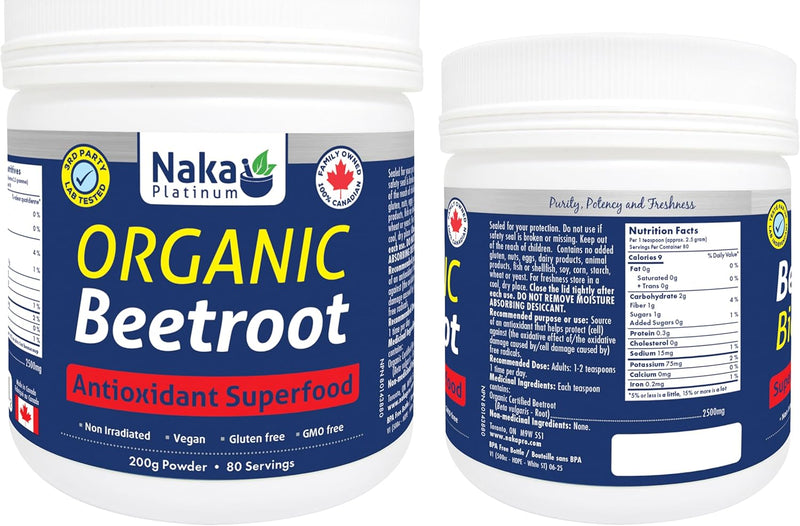 Organic Beetroot Antioxidant Superfood · 200 g Powder