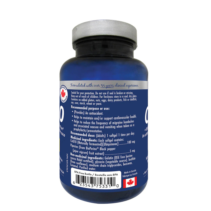 CoQ10 100 mg · 120 Softgels