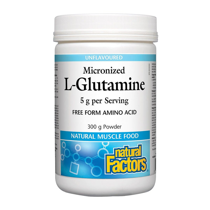 Micronized L-Glutamine 5 g · 300 g Unflavoured Powder