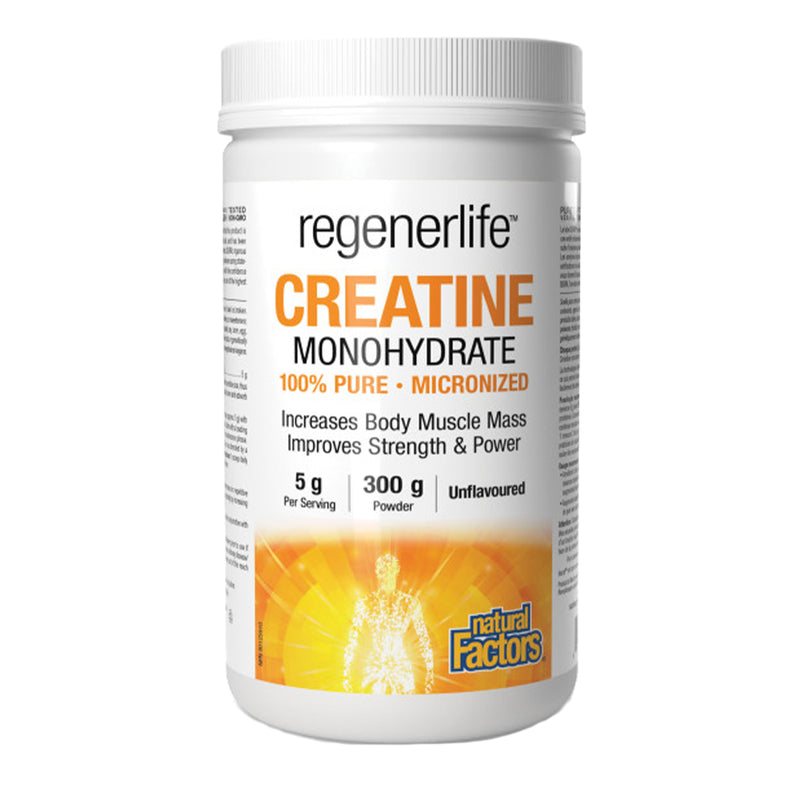 RegenerLife Creatine Monohydrate Unflavoured · 300 g Powder