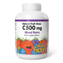 C 500 mg Natural Fruit Chew Mixed Berry