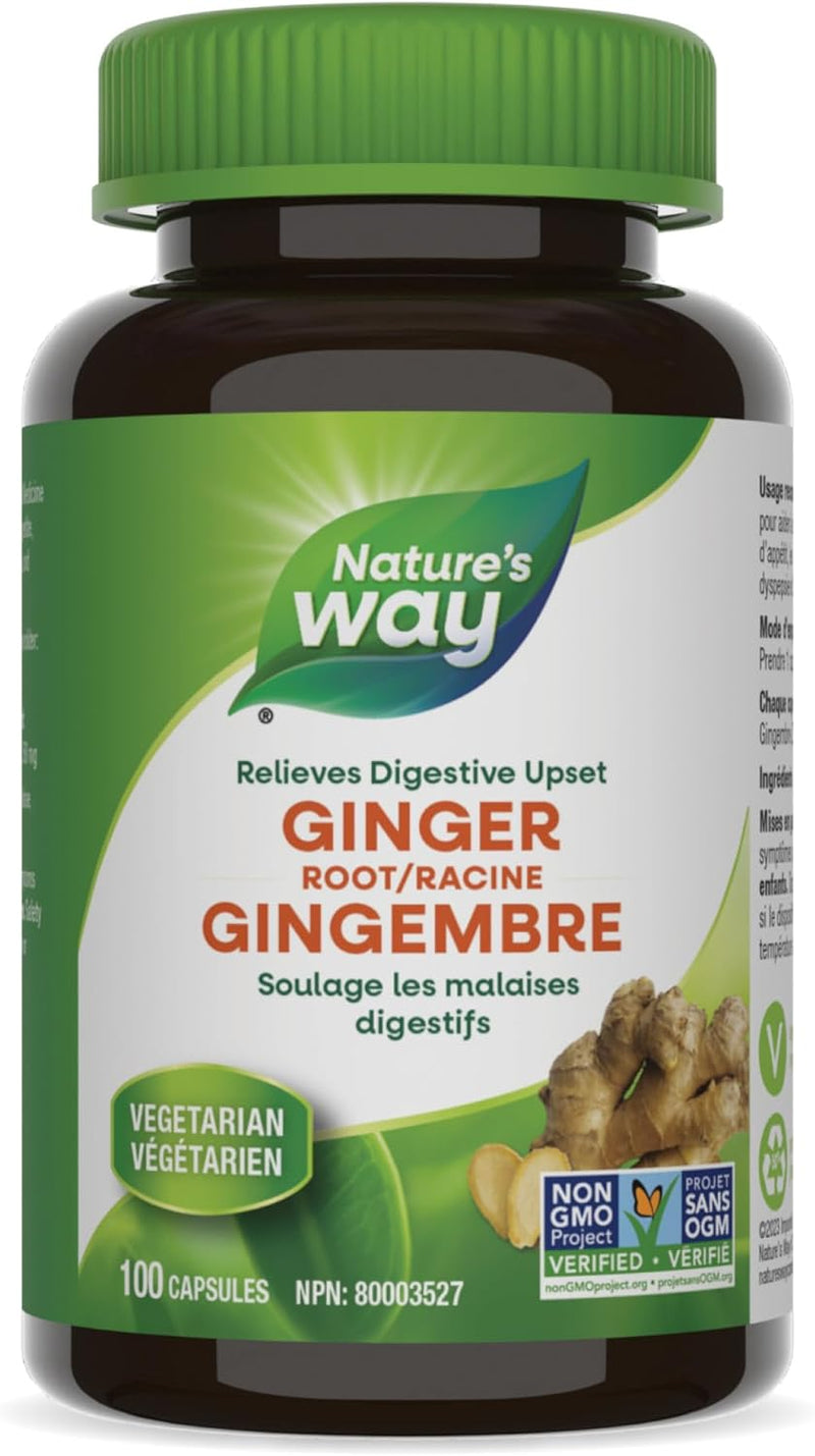 Ginger Root · 100 Capsules