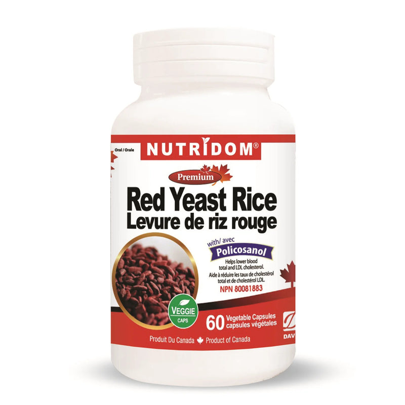 Nutridom Red Yeast Rice w. Policosanol · 60 Capsules