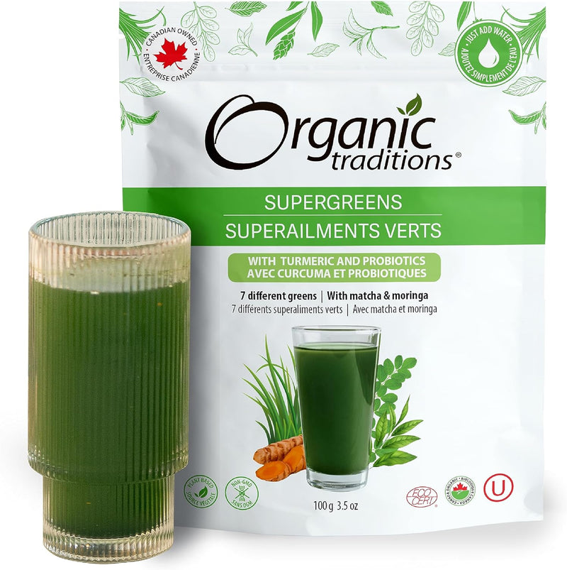 Supergreens with Turmeric and Probiotics