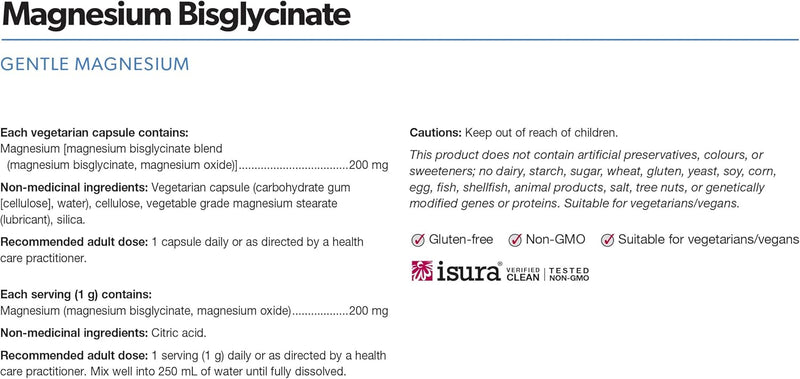 Magnesium Bisglycinate 200 mg