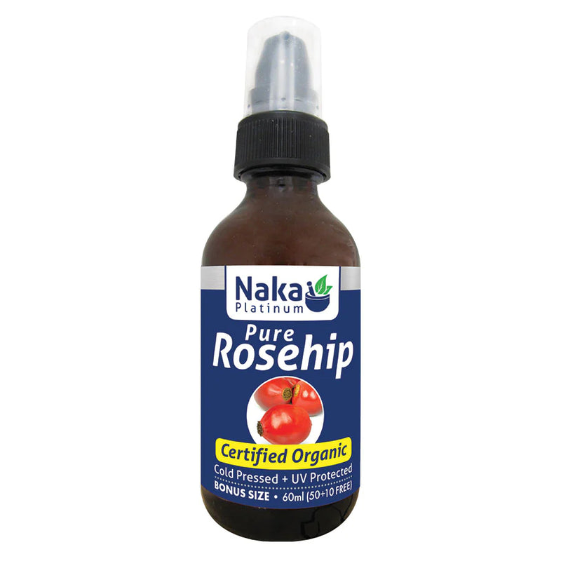 100% Pure Organic Rosehip Oil · 60 mL
