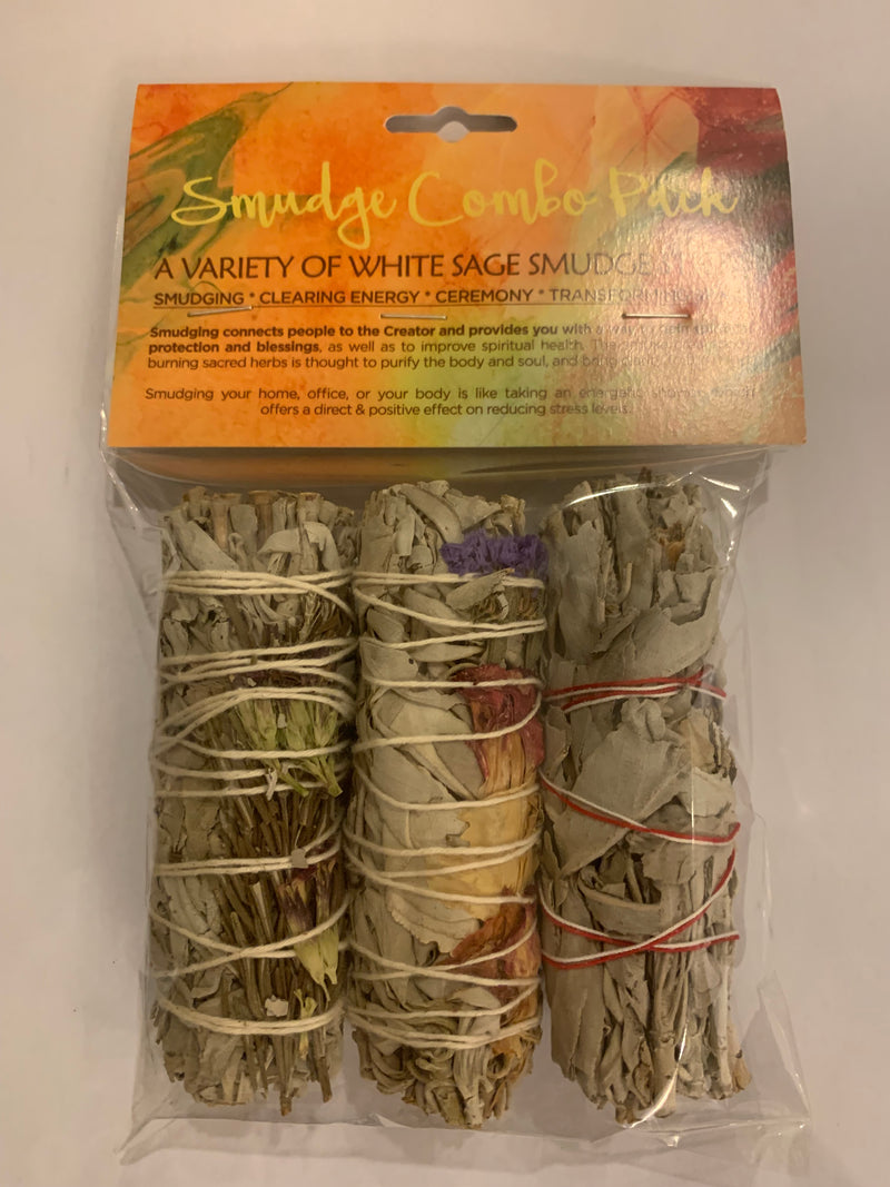 Smudge Combo Pack · 3-pack of 4" Smudge Sticks