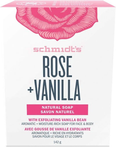 Natural Bar Soap Rose + Vanilla · 142 g