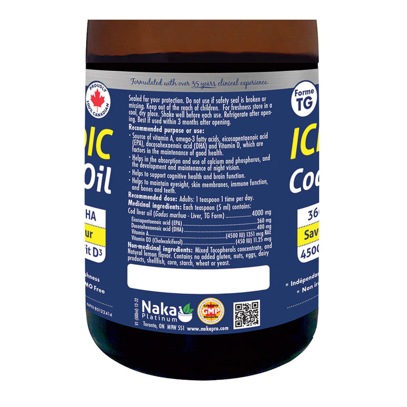 ICELANDIC Cod Liver Oil