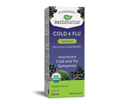 Organic Sambucus Elderberry Cold & Flu Care · 120 mL Syrup
