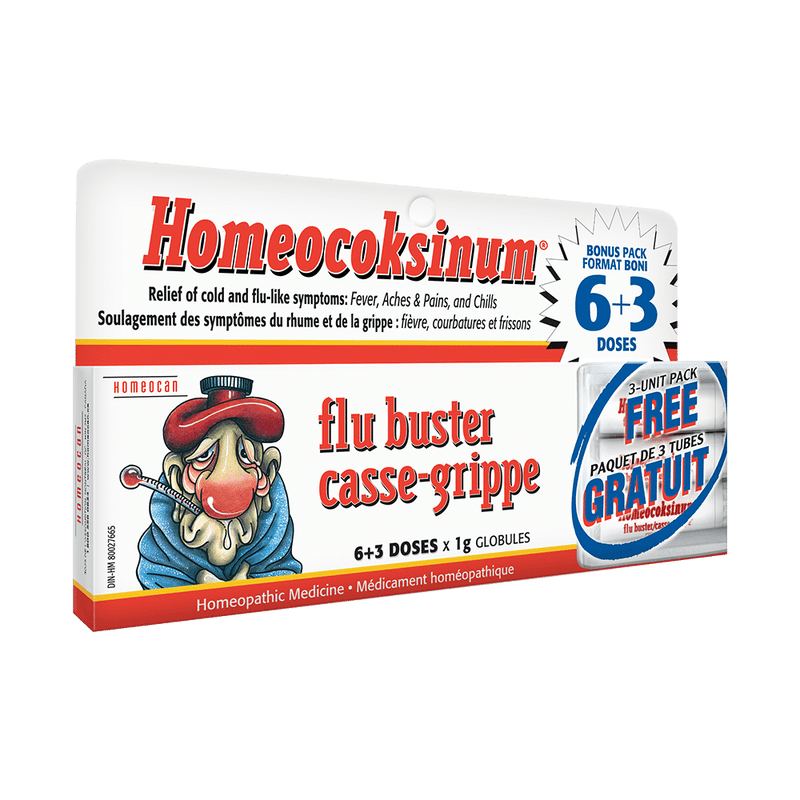 Homeocoksinum flu buster · 6+3 doses x 1 g