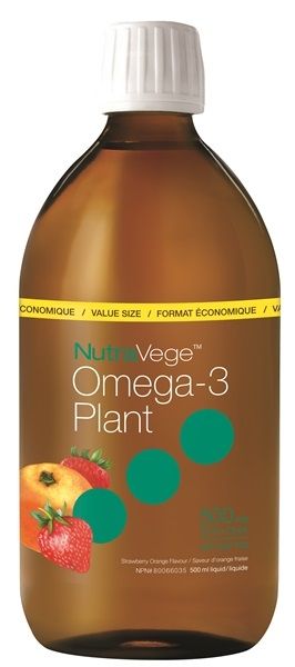 NutraVege Omega-3 Plant  · Strawberry Orange Flavour