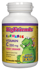 Big Friends Chewable Vitamin C 250 mg · Tangy Orange
