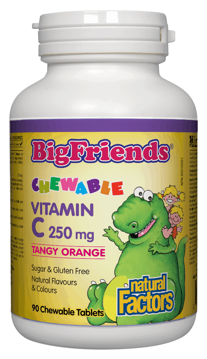 Big Friends Chewable Vitamin C 250 mg · Tangy Orange