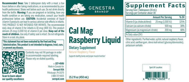 Cal Mag Raspberry Liquid