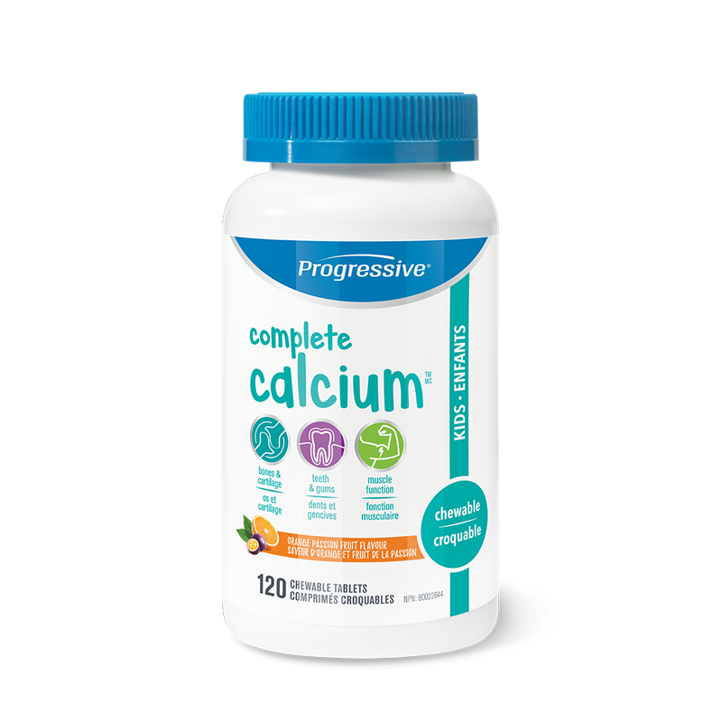 Complete Calcium for Kids · Orange Passion Fruit Flavour  · 120 Chewable Tablets