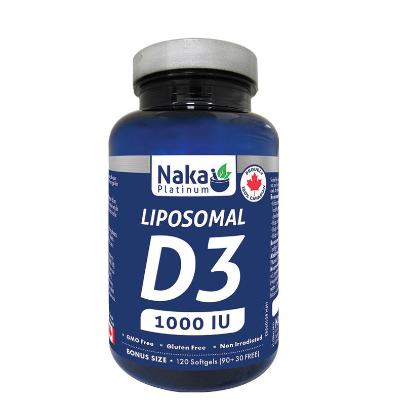 Liposomal D3 1000 IU · 120 Softgels