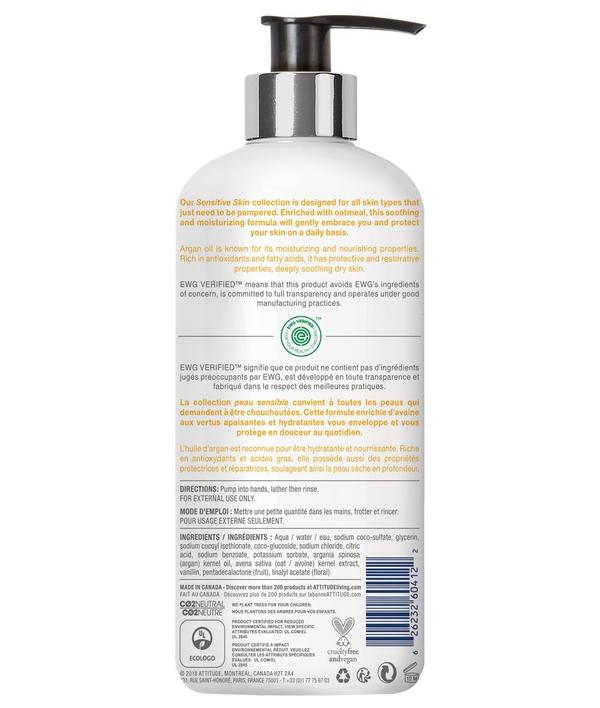 Moisturize & Revitalize Natural Hand Soap · Sensitive Skin · Argan Oil · 473 mL