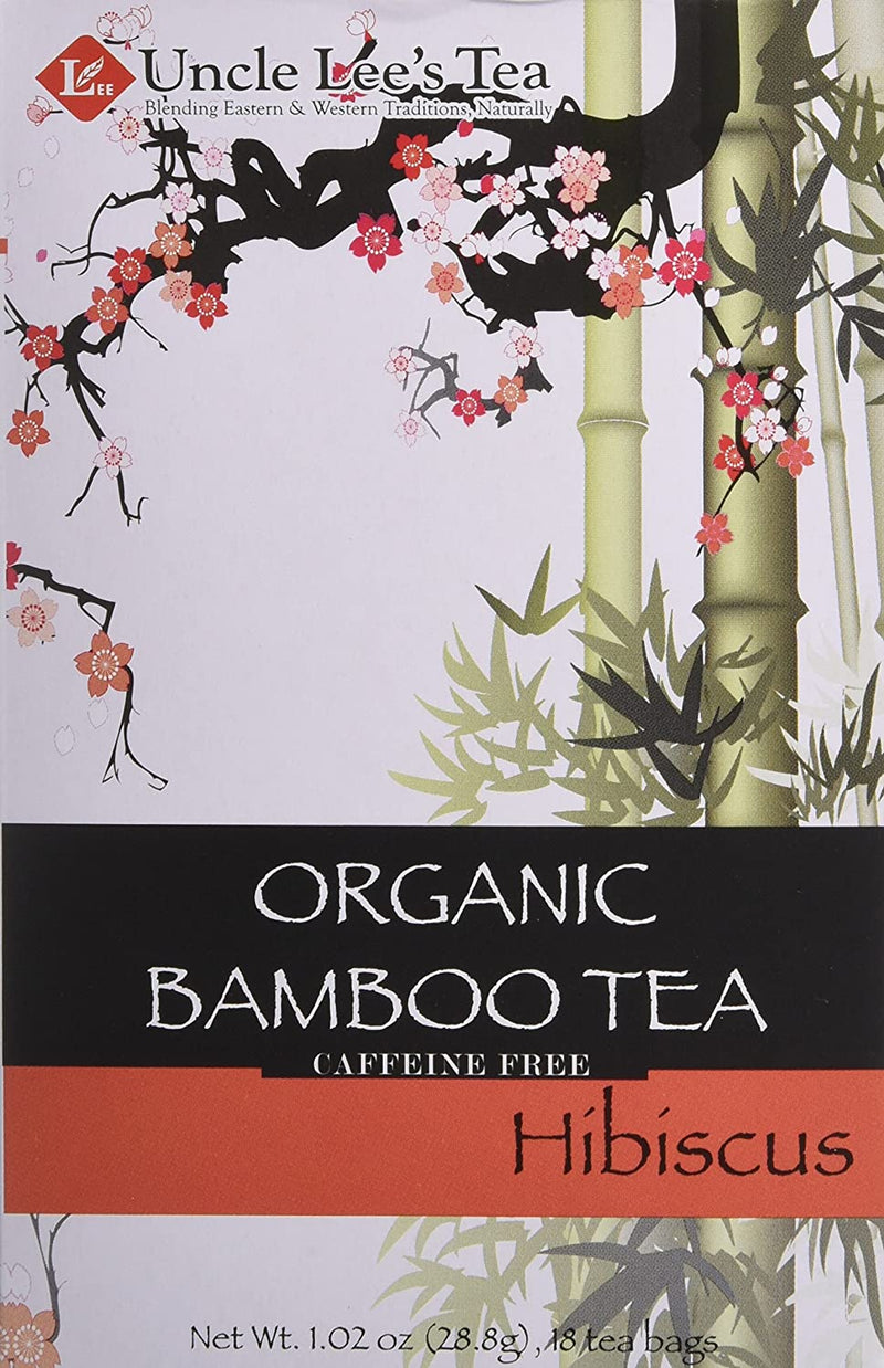 Organic Bamboo Tea Hibiscus · 18 Tea Bags