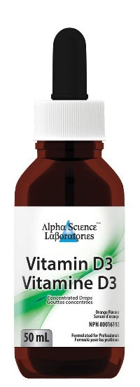 Vitamin D3 Concentrated Drops 1000 IU · 50 mL