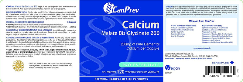 Calcium Malate Bis-Glycinate 200