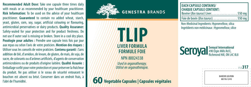 TLIP · Liver Formula