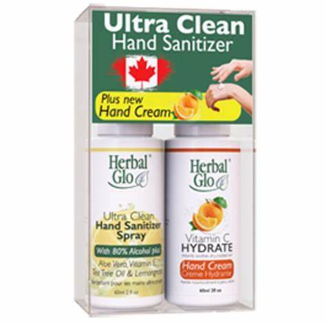 Ultra Clean Hand Sanitizer PLUS Hand Cream Combo Pack