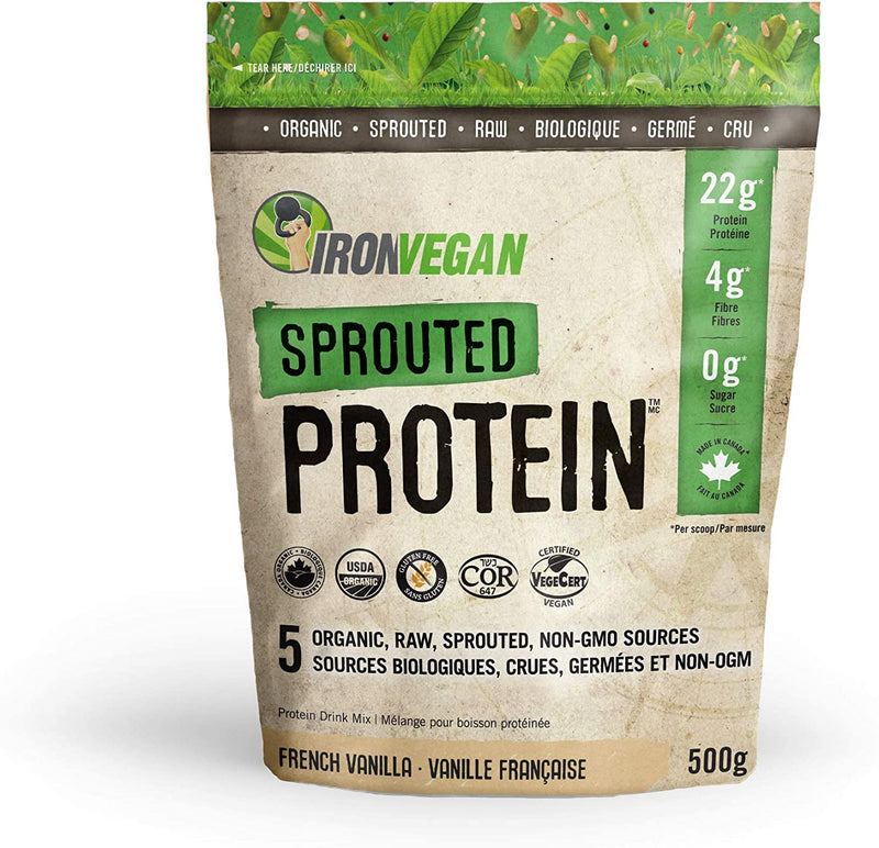 SPROUTED PROTEIN · French Vanilla