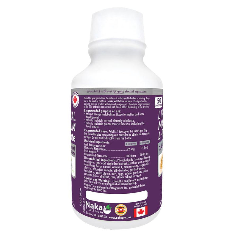 Liposomal Magnesium L-Threonate · 250 mL