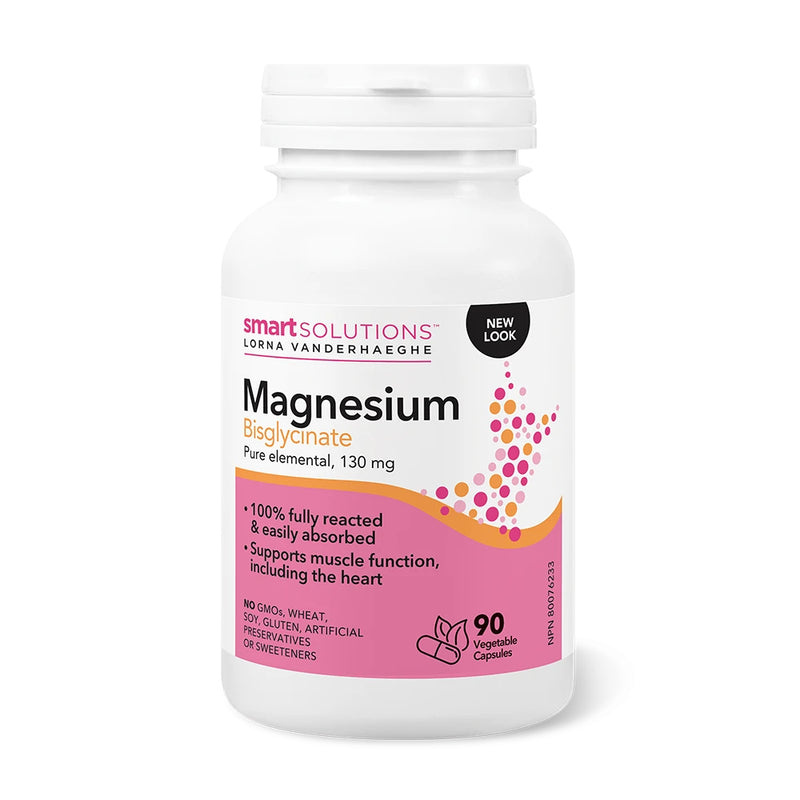 Magnesium Bisglycinate · Pure elemental 130 mg