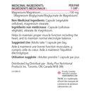 Magnesium Bisglycinate · Pure elemental 130 mg