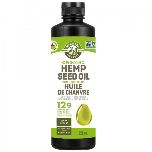 Organic Hemp Seed Oil · 250 mL