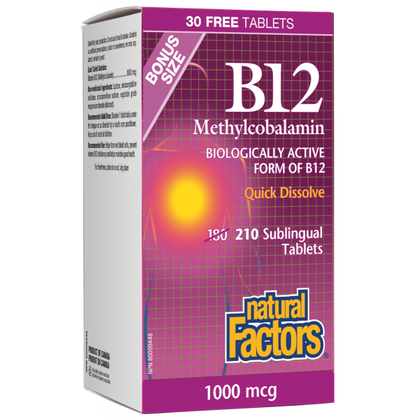 B12 Methylcobalamin 1000 mcg