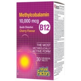 B12 Methylcobalamin 10,000 mcg · Quick Dissolve, Cherry
