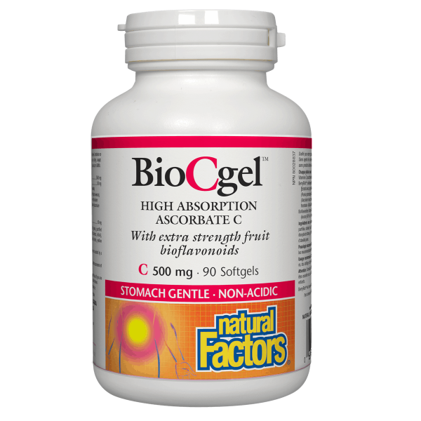 BioCgel™ 500 mg · High Absorption Ascorbate C