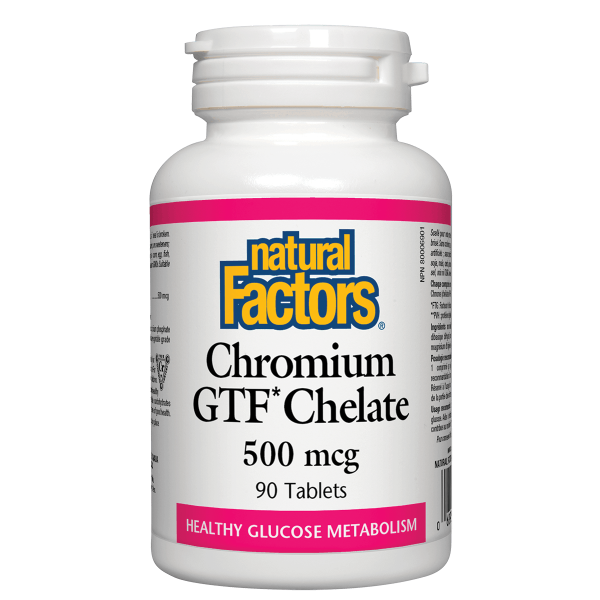 Chromium GTF Chelate · 90 Tablets