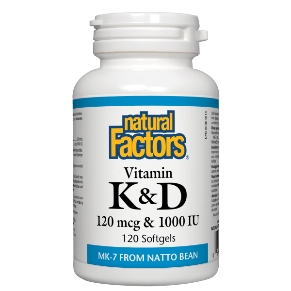 Vitamin K & D 120 mcg & 1000 IU