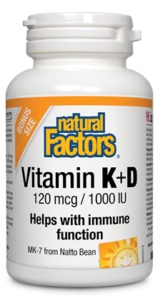 Vitamin K & D 120 mcg & 1000 IU
