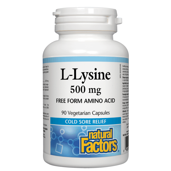 L-Lysine 500 mg · 90 Capsules